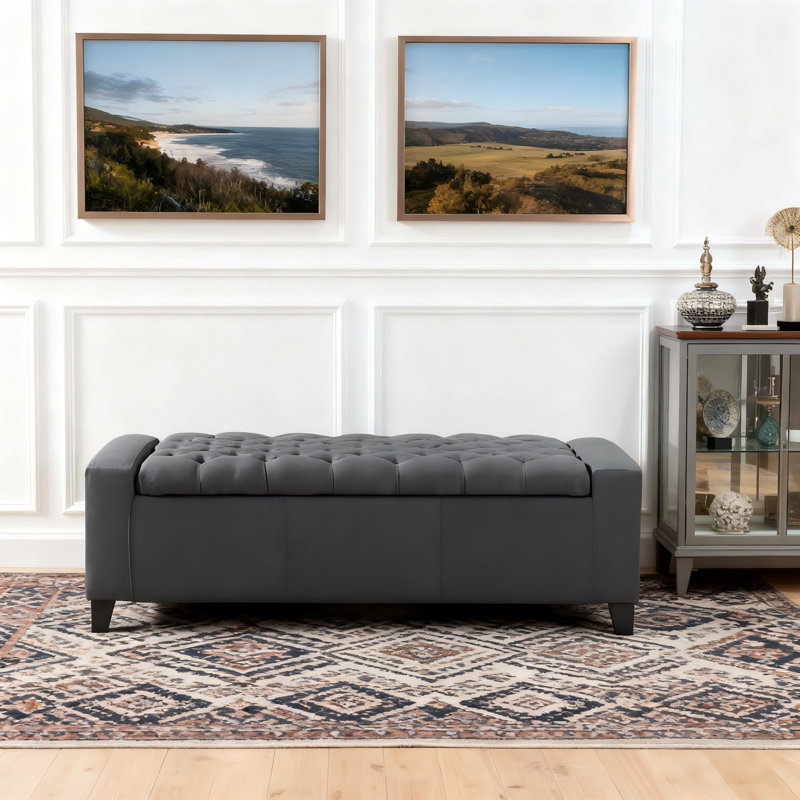 Storage Bench, Dark Gray