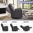 32.3" Wide Classic Comfortable Upholstered Swivel Manual Recliner with Glider