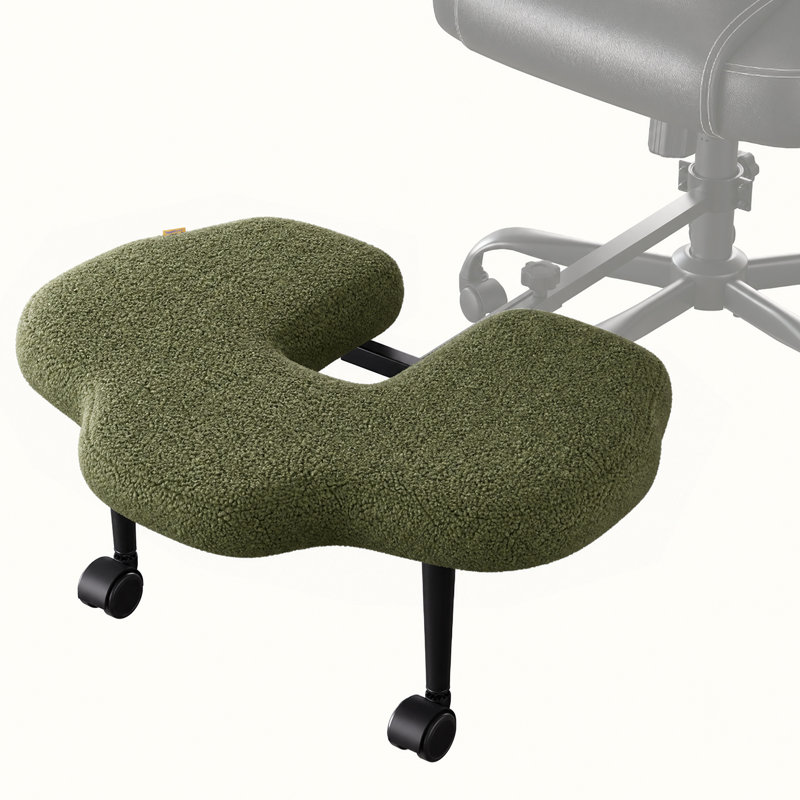 Tabouret à pieds extensible, Green Fabric