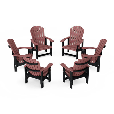 Ensemble de 6 chaises héritage Heritage Adirondack