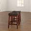 Boneta Kona 24" Tall Backless Counter Stool, Raisin