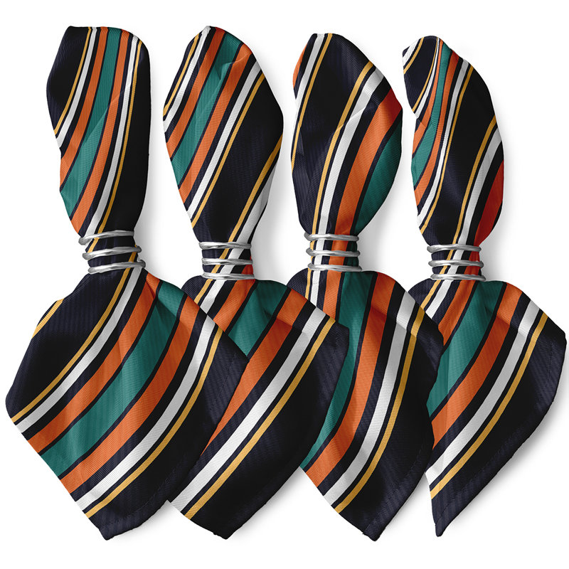 Lidiaidia Multi-Stripe Napkins, Navy