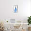 Chic et chic bleu flottant, estampe numérique, design par Texturetones-114338558-114338559