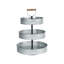 3-Tiered Cake Stand KOUIGN Silver Tiered Stand