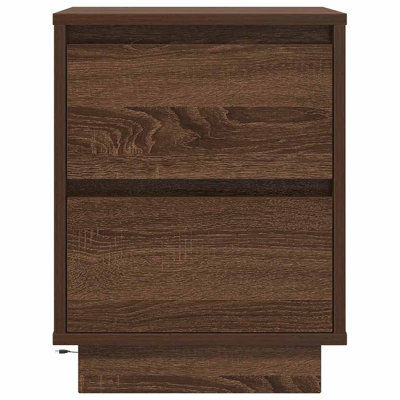 Deanca 38cm W Manufactured Wood Bedside Table