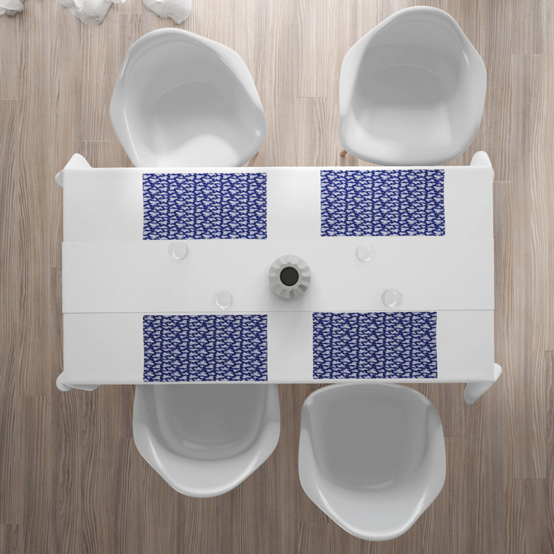 Polyester Floral Rectangle Placemat