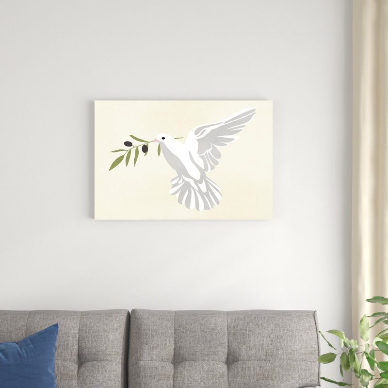 Olive Branch Dove II, H 20 po x l 30 po