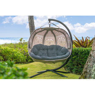 Cushioned Hammock Swing Chair with Hanging Kit-Turquoise in 2023