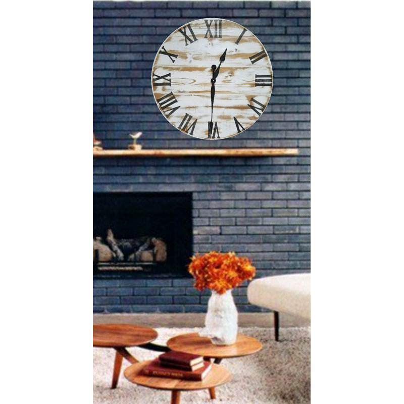 Seviervillle Wood Wall Clock, Large