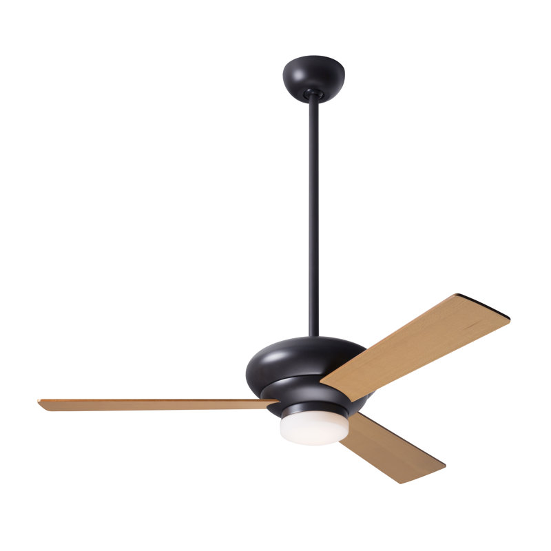 Altus 42'' Ceiling Fan with LED Lights, Dark Bronze, Maple, Fan Speed and Light Control (2-wire)