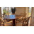 Round Dining Table for 4, 47 Inches Dining Room Table with Wooden Base, Circle Kitchen Dinner Table for Dining Room, Kitchen, Living Room (Table Only)-1741752711