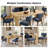 Mid Century Modern Upholstered Dining Chairs-1056564836