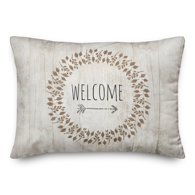  Autumn Welcome Wreath Rectangular Pillow Cover & Insert