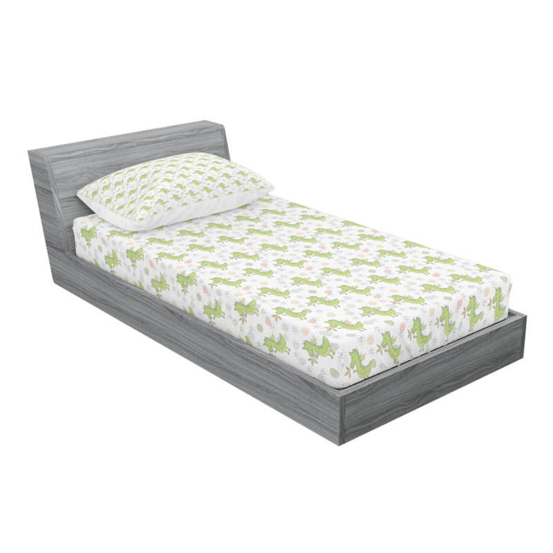 Dragon Microfiber Sheet Set, Twin XL Sheet Set with Fitted Sheet