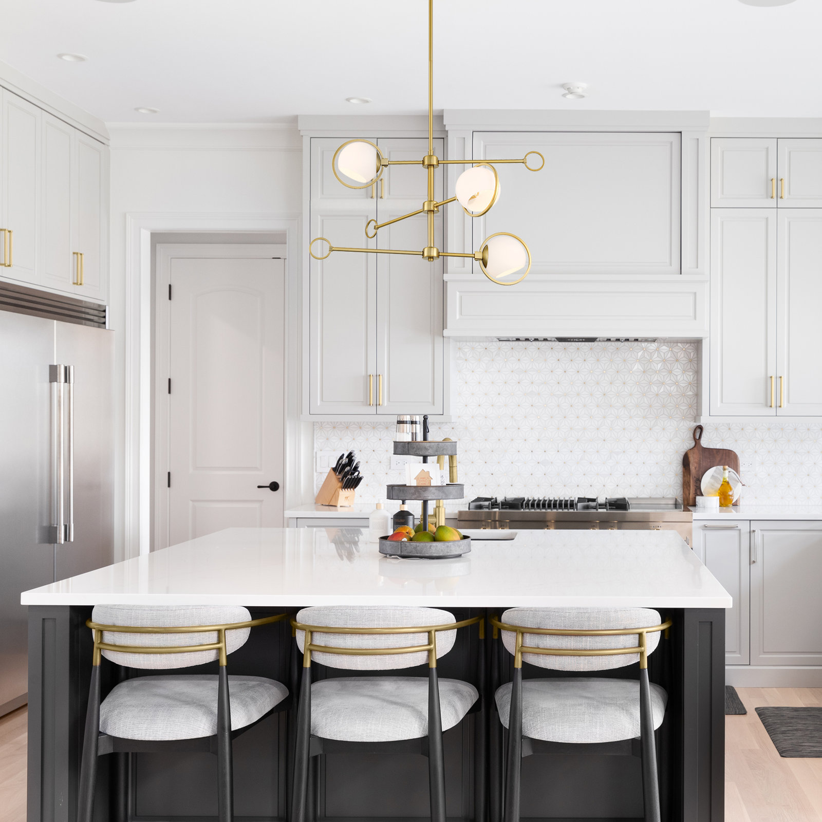 Clendon 3 - Light Dimmable Sputnik Chandelier