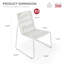 Stackable Set Of 2 Rattan Chairs - No Assembly, Armless For Easy Storage - Indoor Outdoor Dining & Cafe-117296395