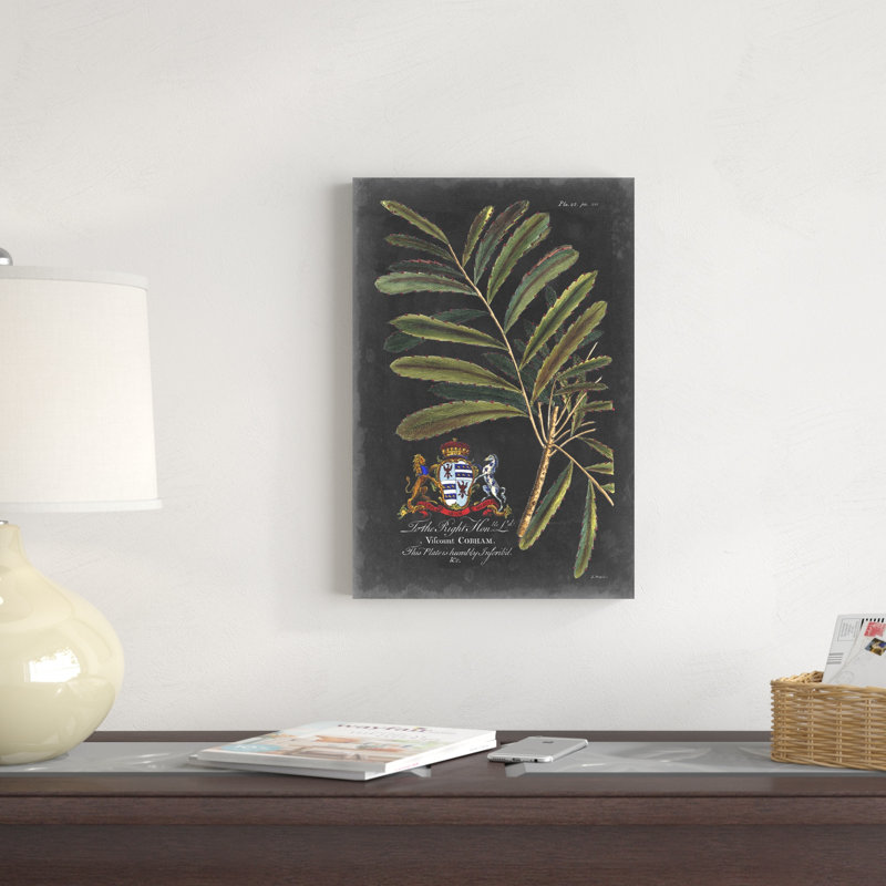 Dramatique royal botanique III, H 18 po x l 12 po x P 1,25 po
