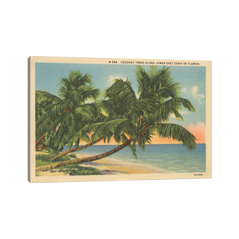Florida Postcard III - Wrapped Canvas Print, 66.04 cm H x 45.72 cm W x 1.91 cm D