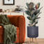 Ribbed Cylinder Planter with Feet-1753896809-1753896808