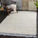 Blume Handmade Slate/Pale Blue/Cream Area Rug