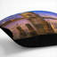 Brooklyn Bridge At Night In Abstract Square Throw Cushion-56280310-56280309