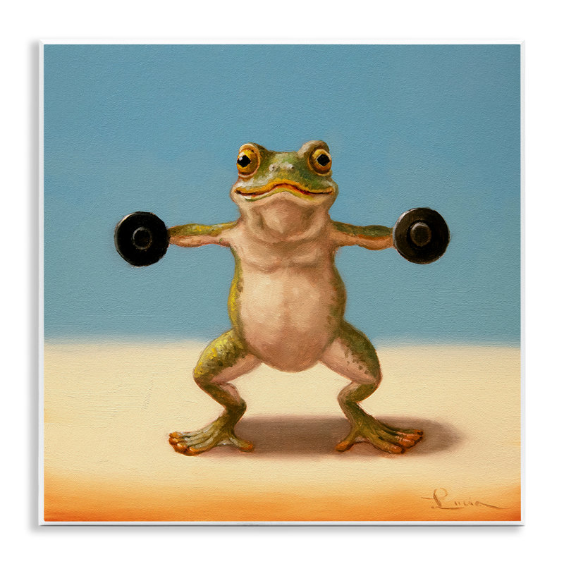 Plaque murale grenouille, poids par Lucia Heffernan