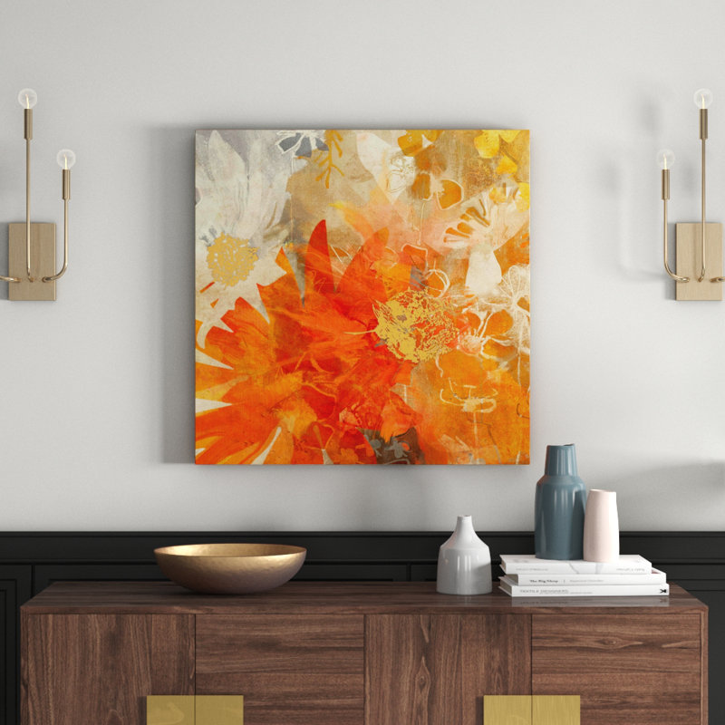 Evelia - Wrapped Canvas Painting, 81cm H x 81cm W x 3.81cm D