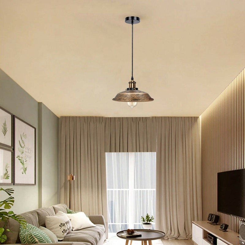 Guerra 1 - Light Dome Pendant, Brushed Copper