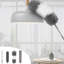 Ensemble de plumeaux pour nettoyer le ventilateur de plafond haut de forme Kondieu avec brosse de crevasse