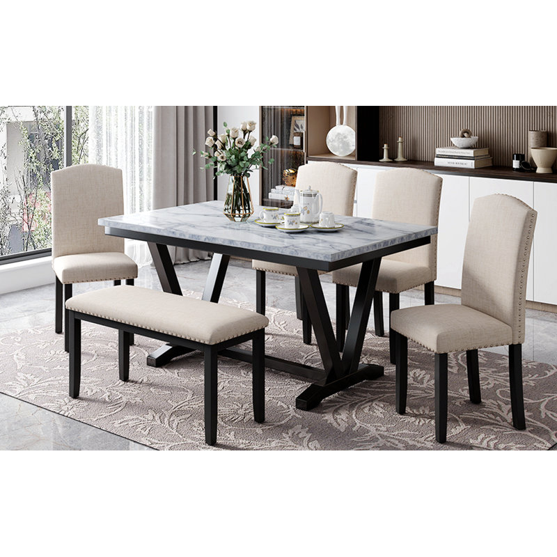 Dining Set,dining table set,dining room set, 5