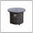 25" H X 32" W Propane Outdoor Fire Pit Table