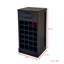 Armoire de bar à vin 24 pièces modulaire de couleur noire