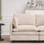 Canapé modulaire rembourré 3 places avec repose-pieds