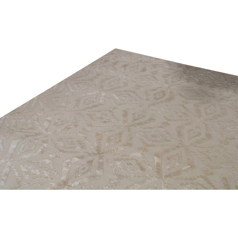 High-Quality Hand-Knotted White Area Rug