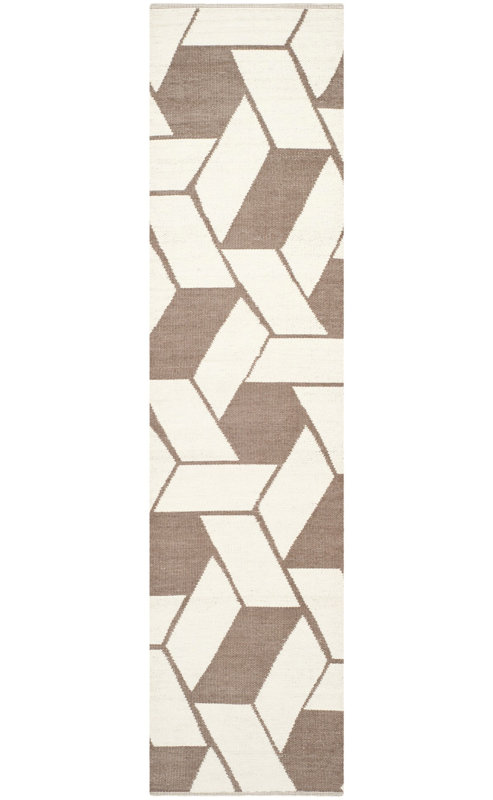 Durhurst Hand Woven Plastic Rug, Runner 2' x 12'