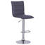 Dequez Upholstered and Faux Leather Bar Stool with Steel Frame-816094094-816094093