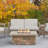 SEDONA 38" Square Concrete Propane or Natural Gas Fire Pit Table by Real Flame-43625977