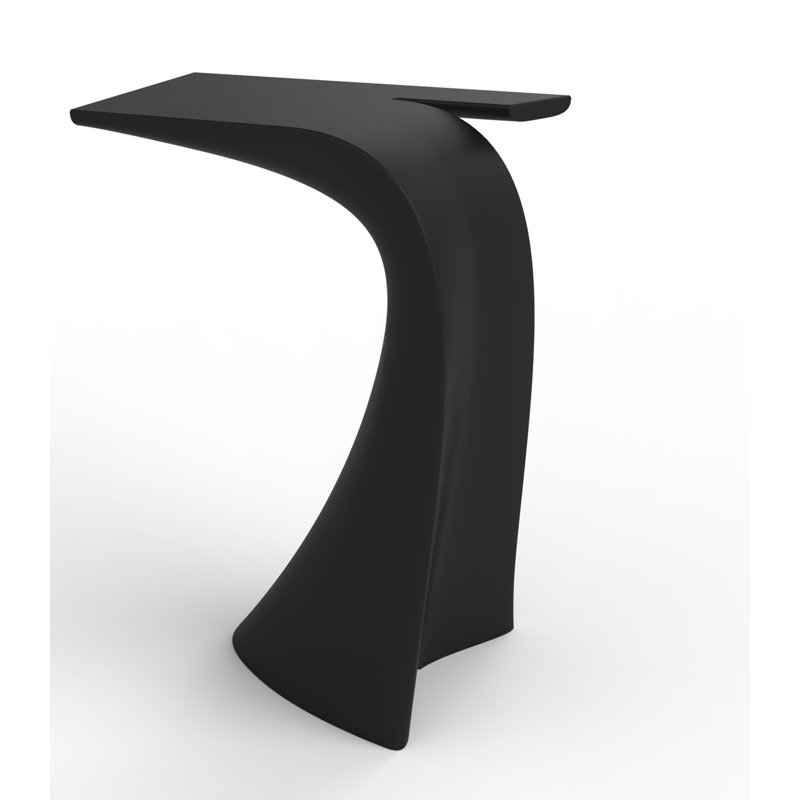 Wing Plastic Bar Table, Black