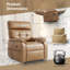 Fauteuil inclinable électrique en cuir Zero Gravity avec chargeur USB et poches de rangement-1163054022