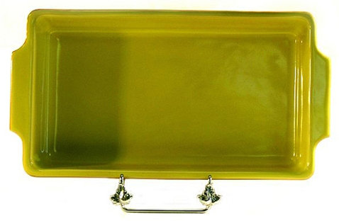 Frankoma Standard Yellow Ceramic Loaf Pan
