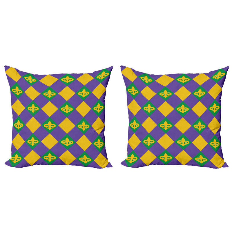 Trevin Geometric Square Cushion Cover, 18"H x 18"W