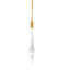 Liquidus 6.5'' Handmade Crystal Holiday Shaped Ornament