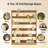 6-Tier Bookshelf, 71 Inches Tall Freestanding Bookcase-308625119