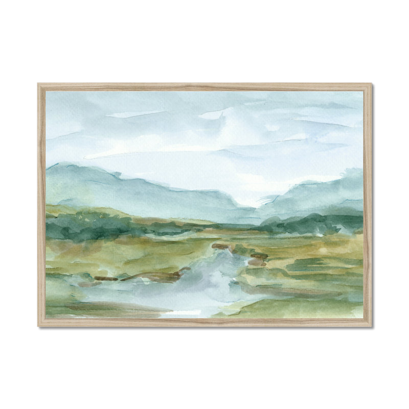 Sketchbook IV by Ethan Harper - Painting, 55cm H x 80cm W, Natural Wood Single Picture Framed Paper