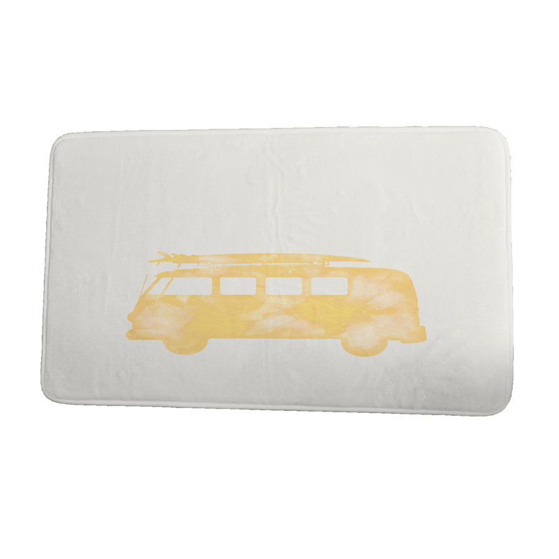 Tapis de bain Beach Drive, l 21 po x L 34 po, jaune