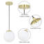 Luminaire suspendu 1 lumière Andren-727446070