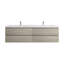 Ensemble de meuble-lavabo double mural 72 po Damilola-1744381011