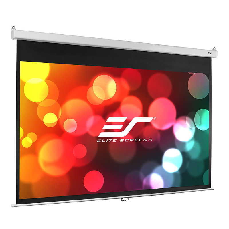 Manual wall-mounted / manual wall-mounted projection screen 16/9 Series, Diagonale de 84 po