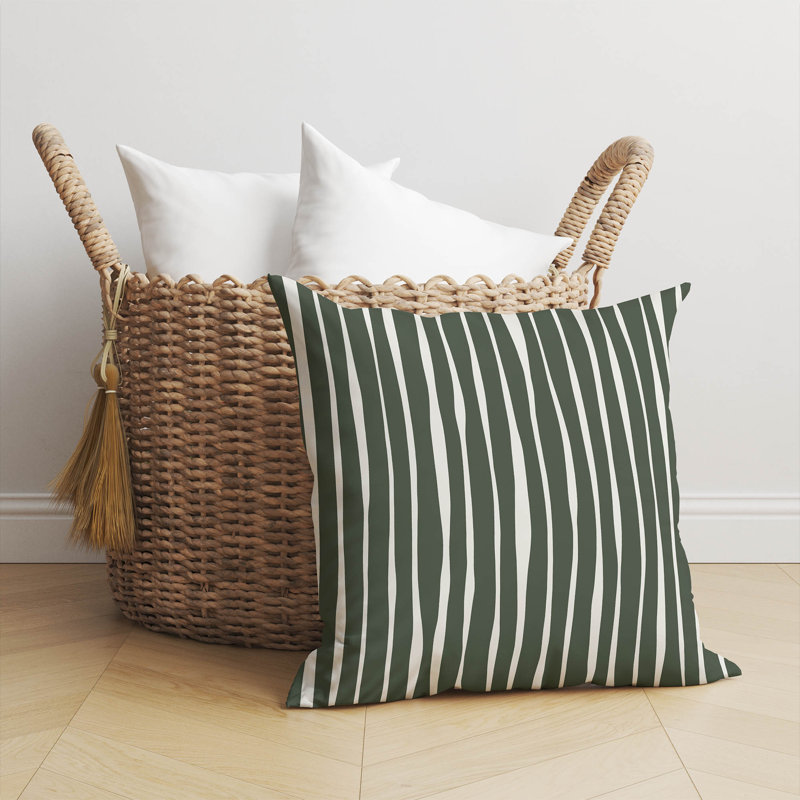 Coussin Sploog, Chimichurri / vert, H 26 po x l 26 po