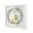 Cadre simple opaque blanc, bois massif n'est pas disponible